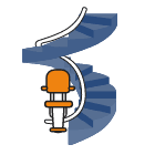 Stairlift spiral wizard icon
