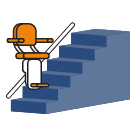 Stairlift straight wizard icon